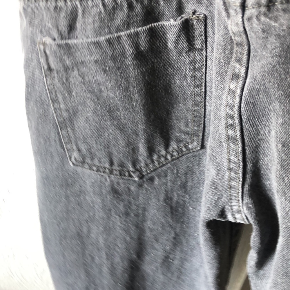 Gray cactus 🌵 overalls with front pocket panels; hidden buttons are intact. - Picture 16 of 16